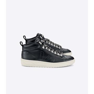 Veja RORAIMA LEATHER Vysoke Damske Black/White | SK 355CTV